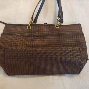 Ralph Lauren Classic Plaid satchel